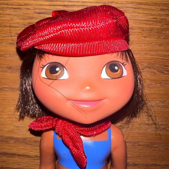 Lot Of 3 2005 Mattel Dora The Explorer Hard Plastic Jointed Dolls 6” - Picture 7 of 10